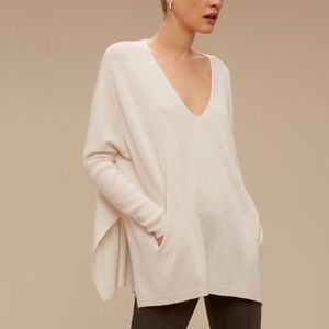 Aritzia Babaton Baylor sweater - S/M - cream -VEUC